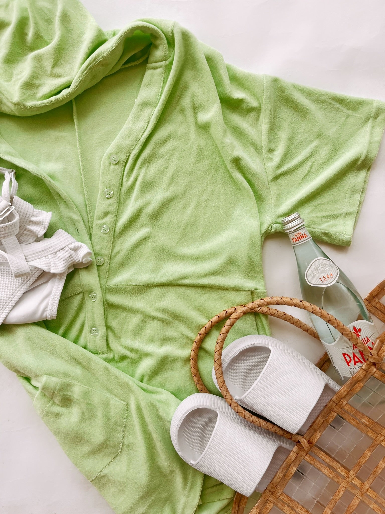 Sweet Greens Terry Romper