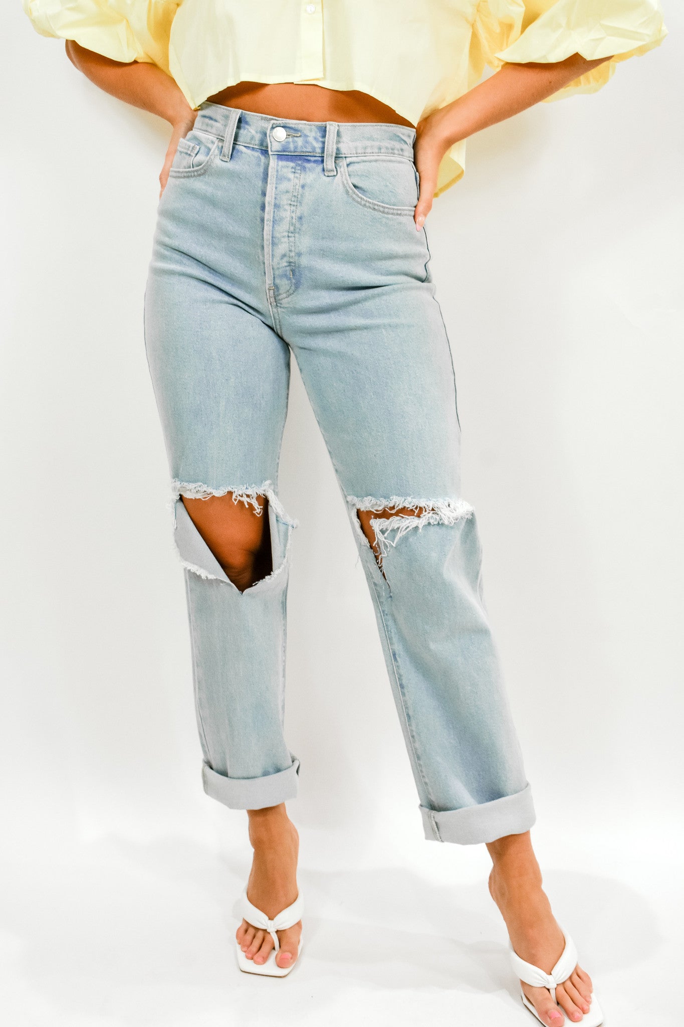 My Vibe Slit Jeans