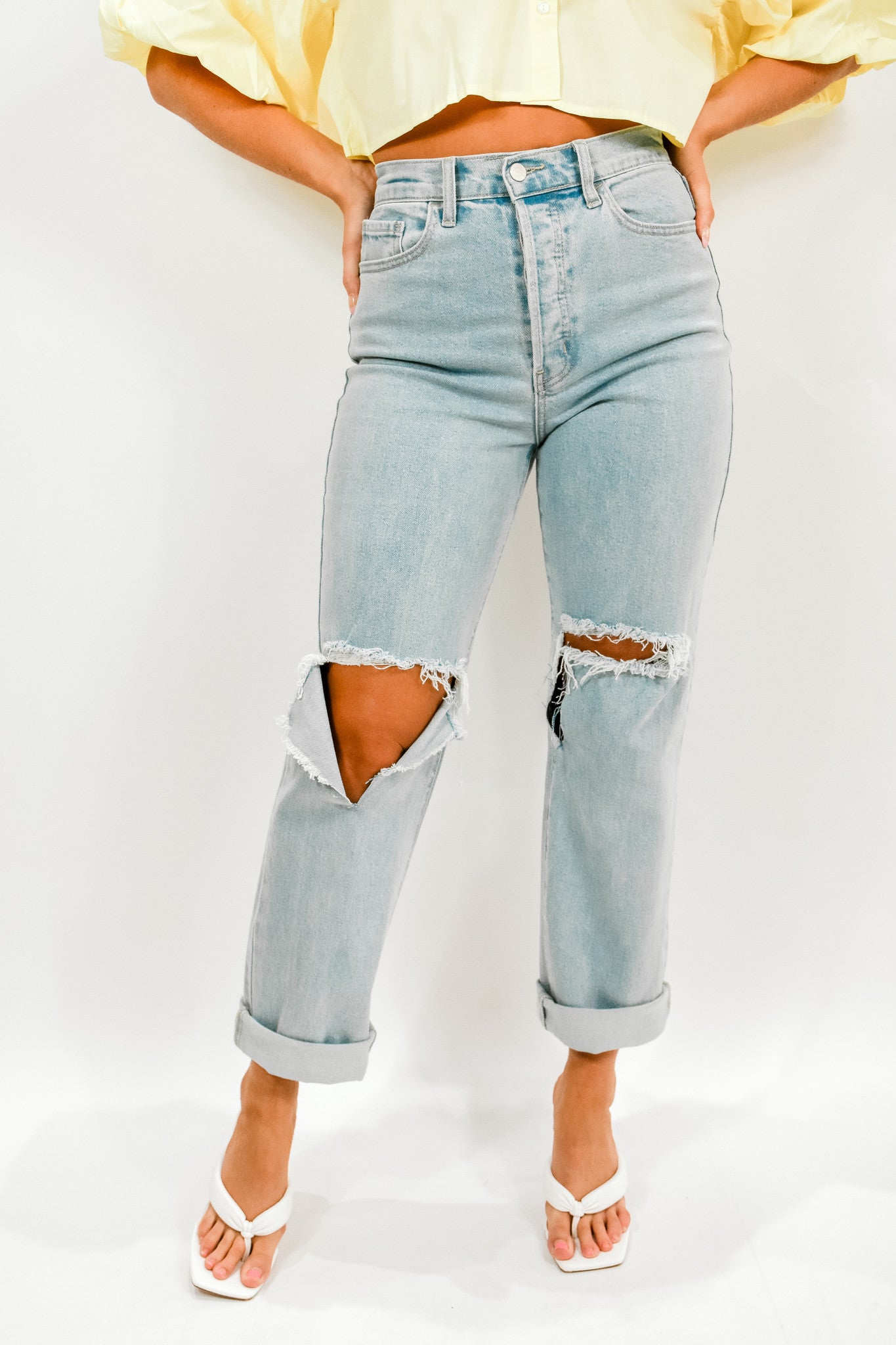 My Vibe Slit Jeans