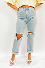 Load image into Gallery viewer, My Vibe Slit Jeans
