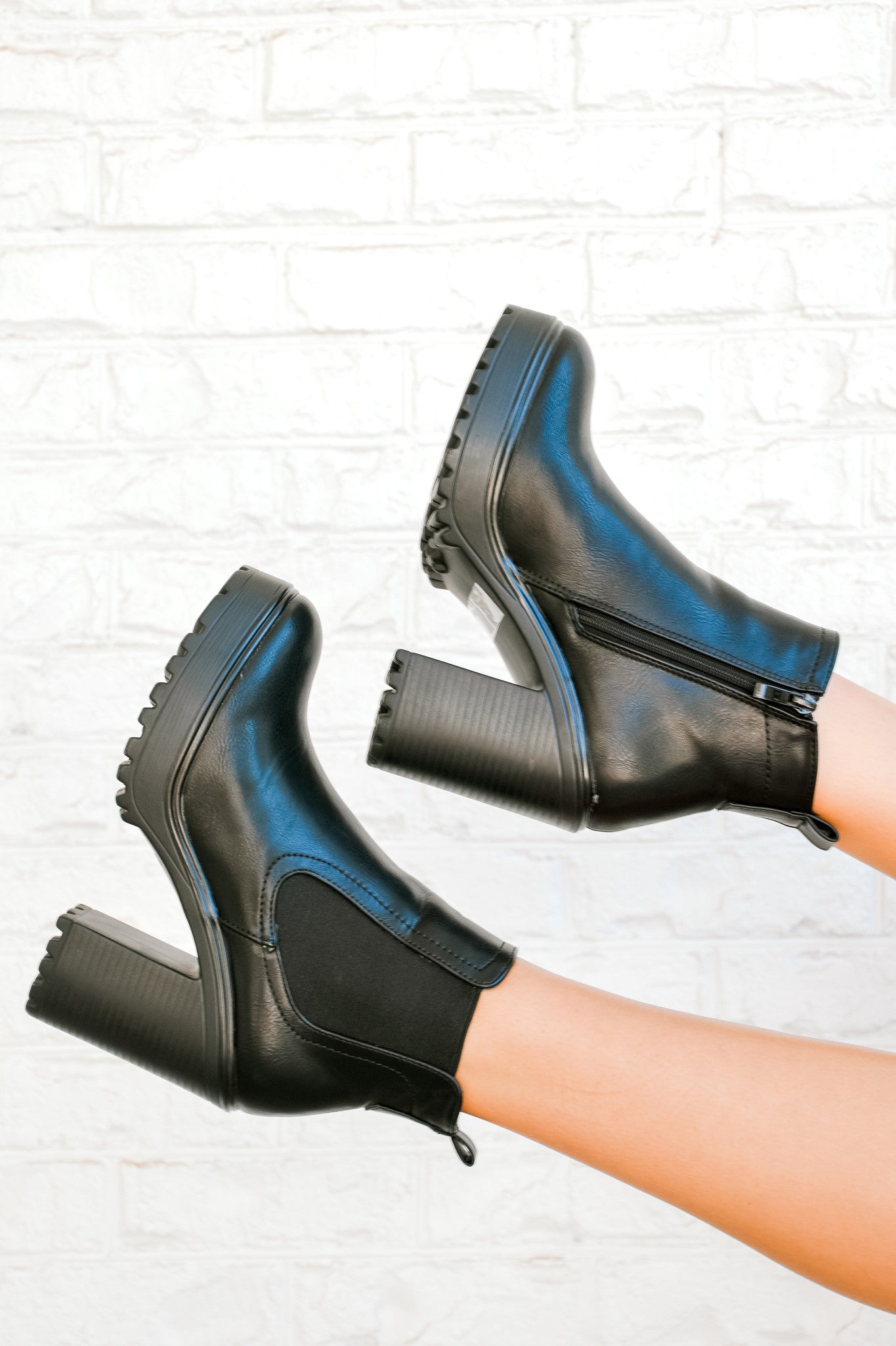 Pumped Up Platform Booties