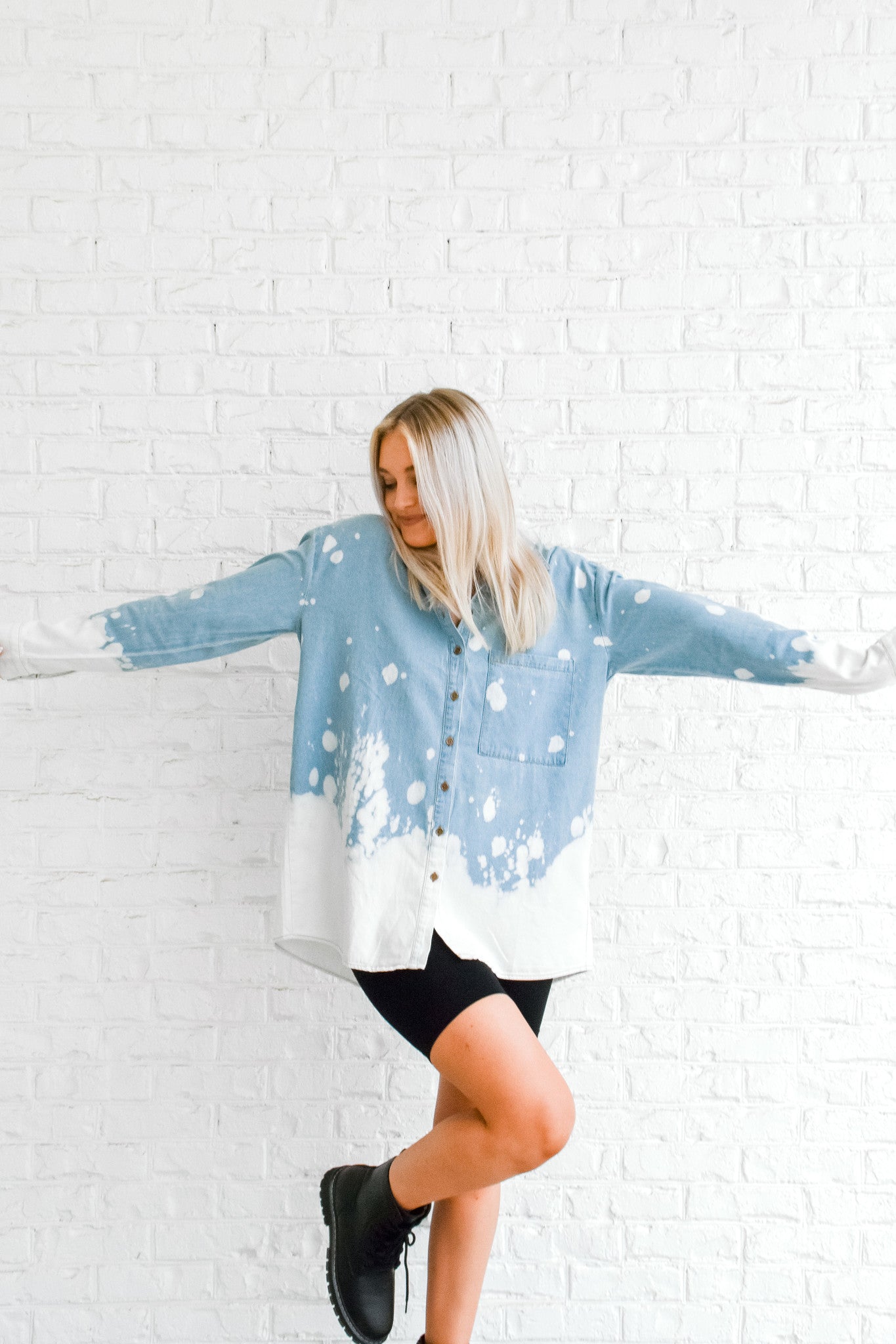 DIY Denim Button Down