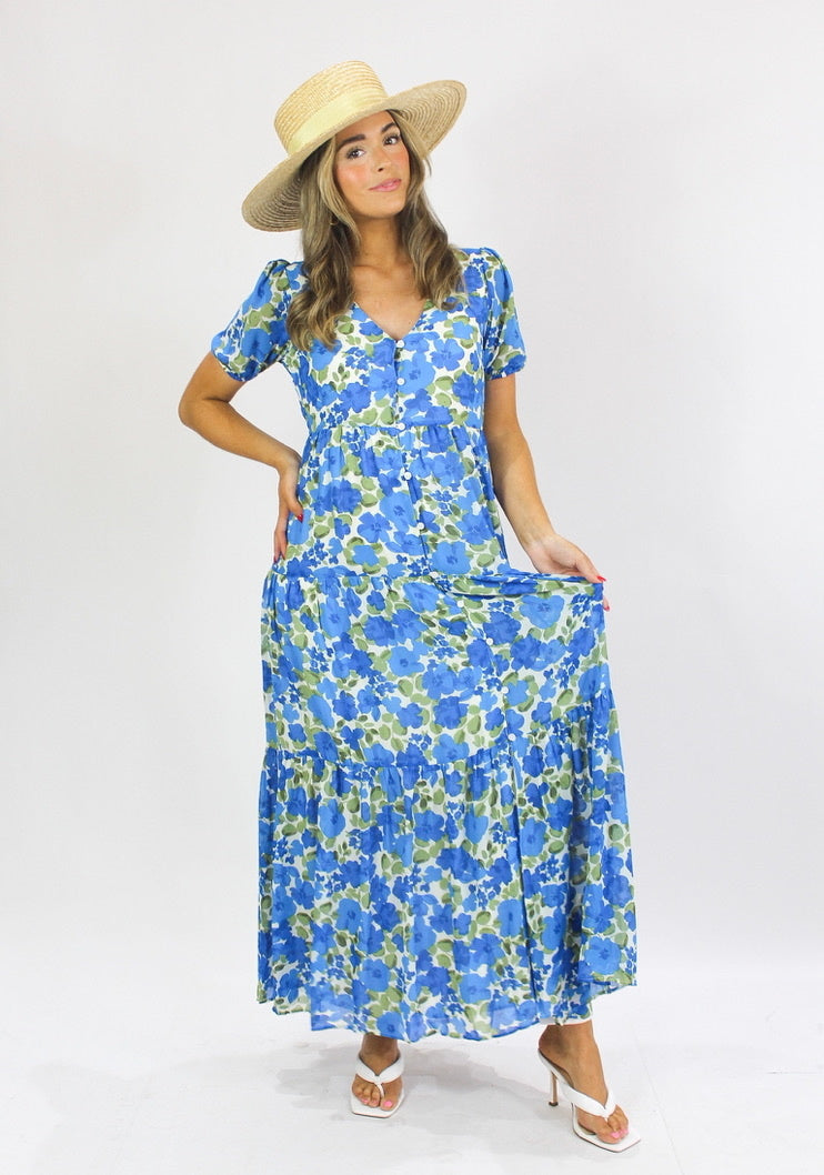 Sapphire Floral Maxi