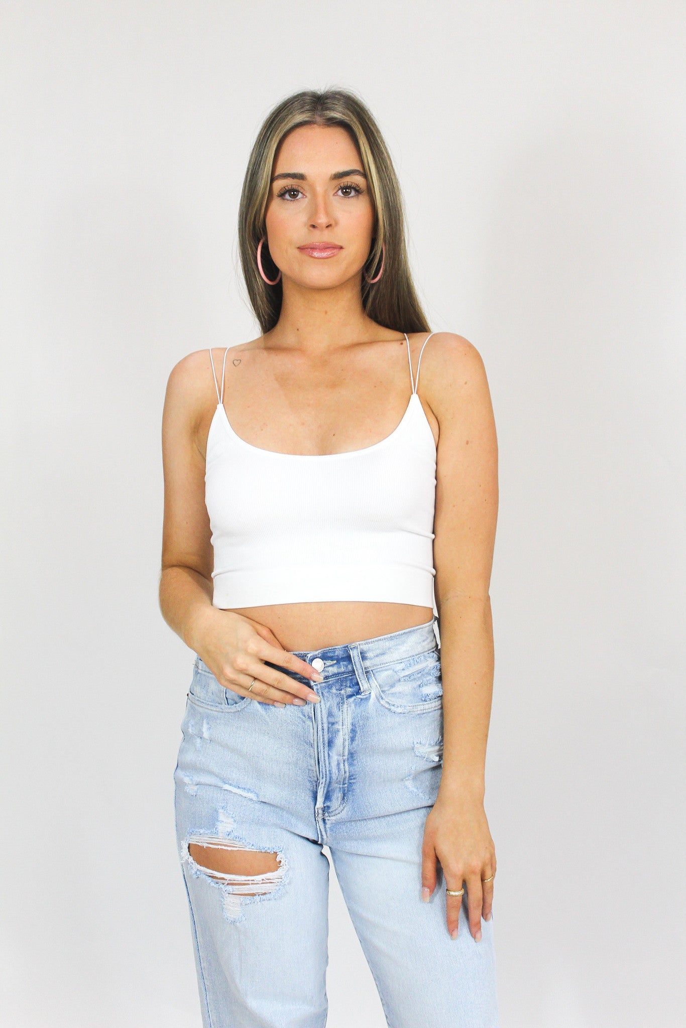 Second to None Bralette- White