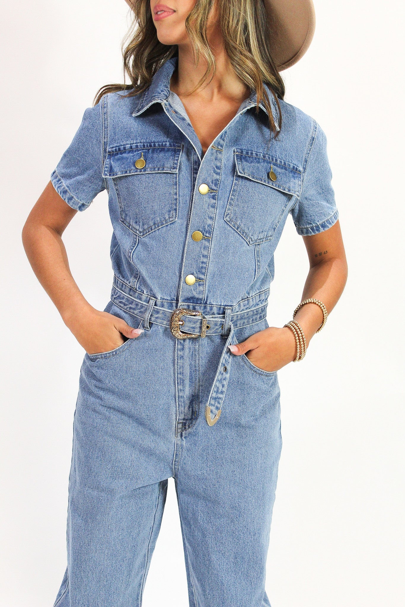 Vintage Denim Jumpsuit