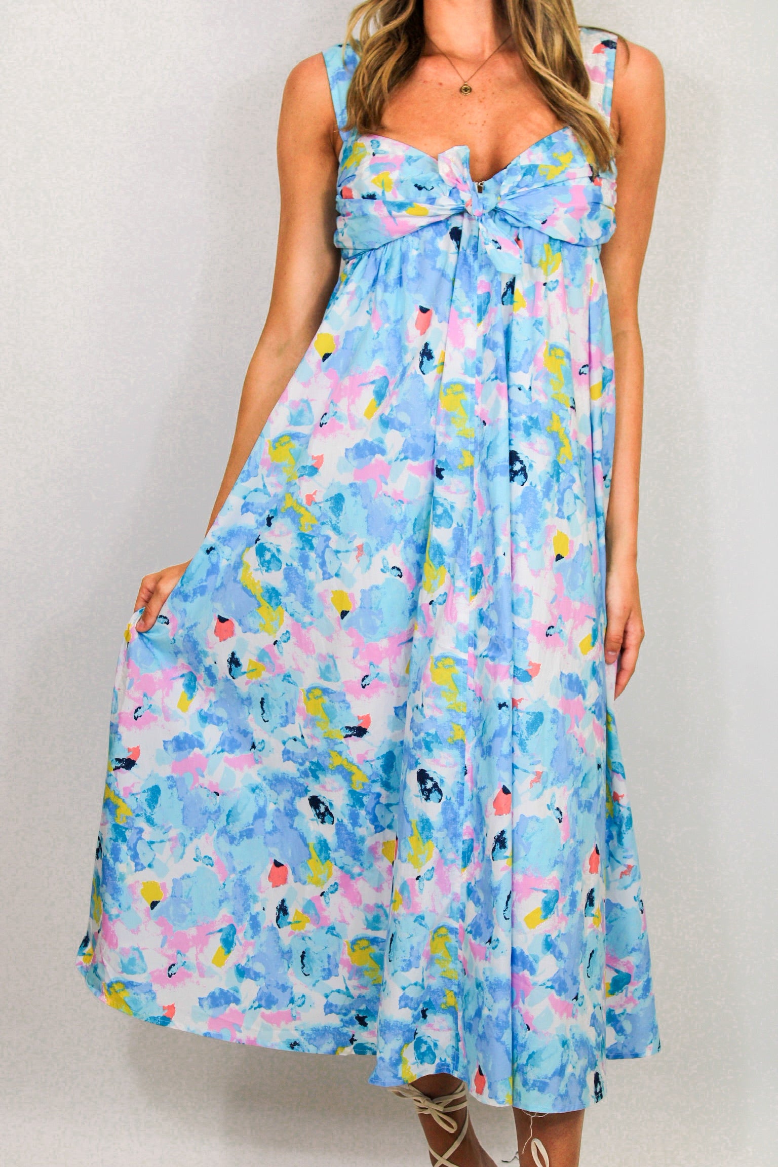 Watercolor Blues Maxi