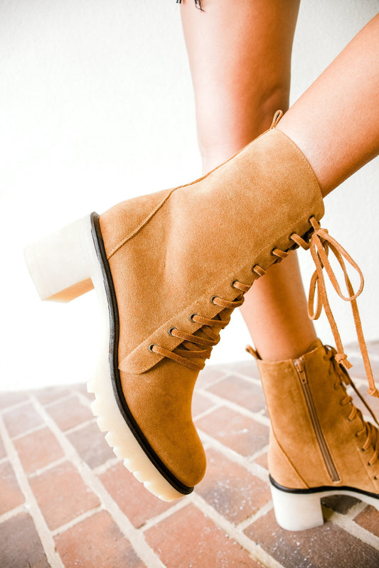 Fall Fever Lace Up Boots