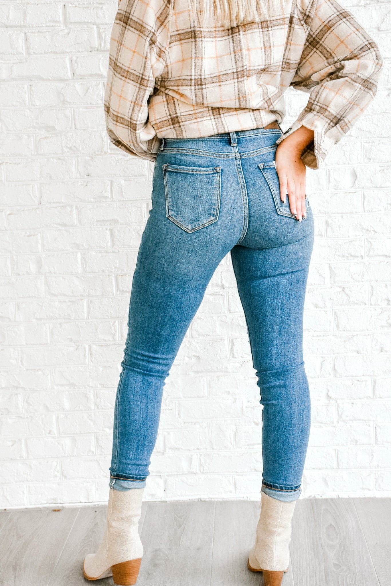 Down to Denim Ripped Skinnies