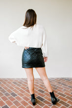 Load image into Gallery viewer, Don&#39;t Cross Me Leather Skirt
