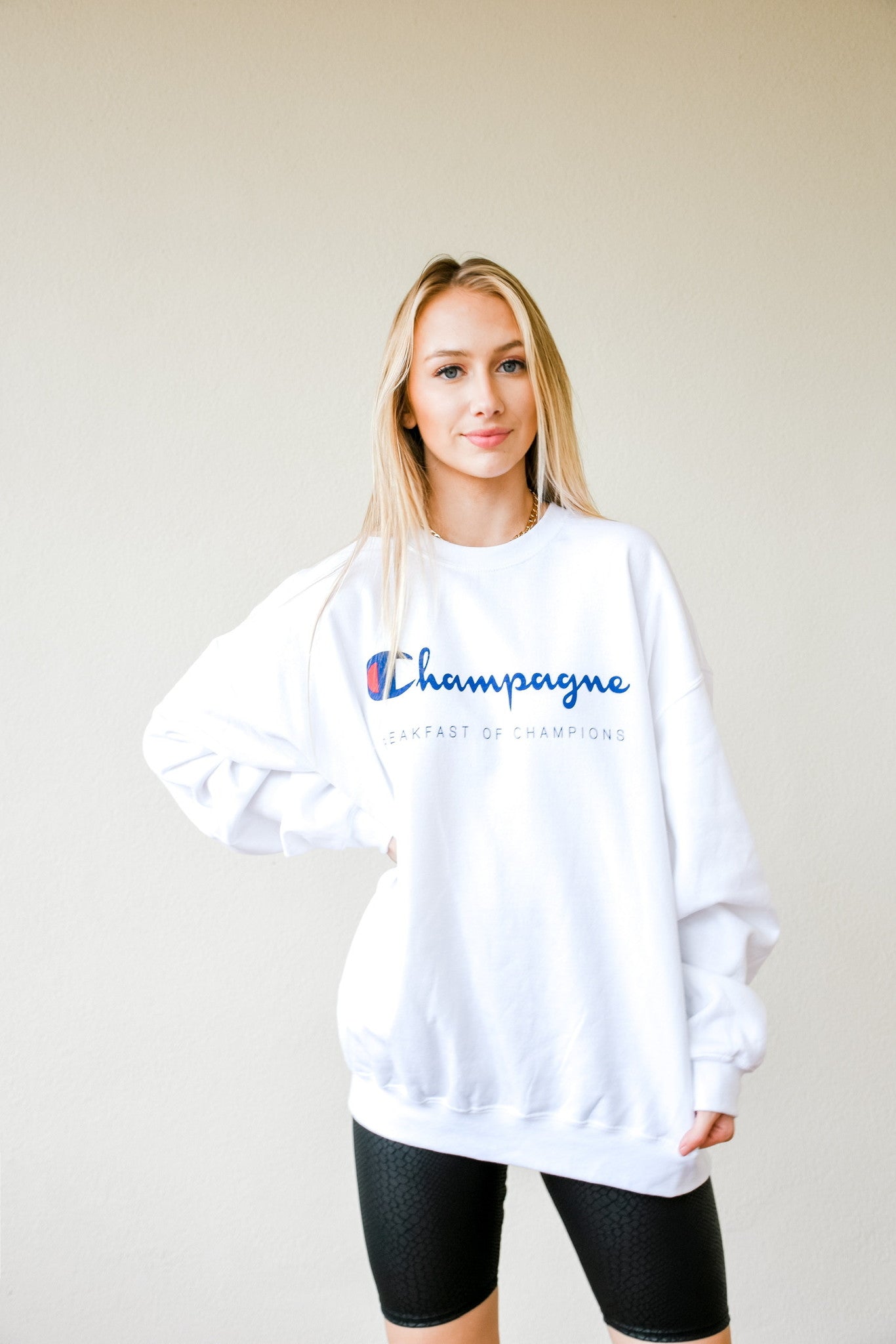 Champagne for Breakfast Crewneck