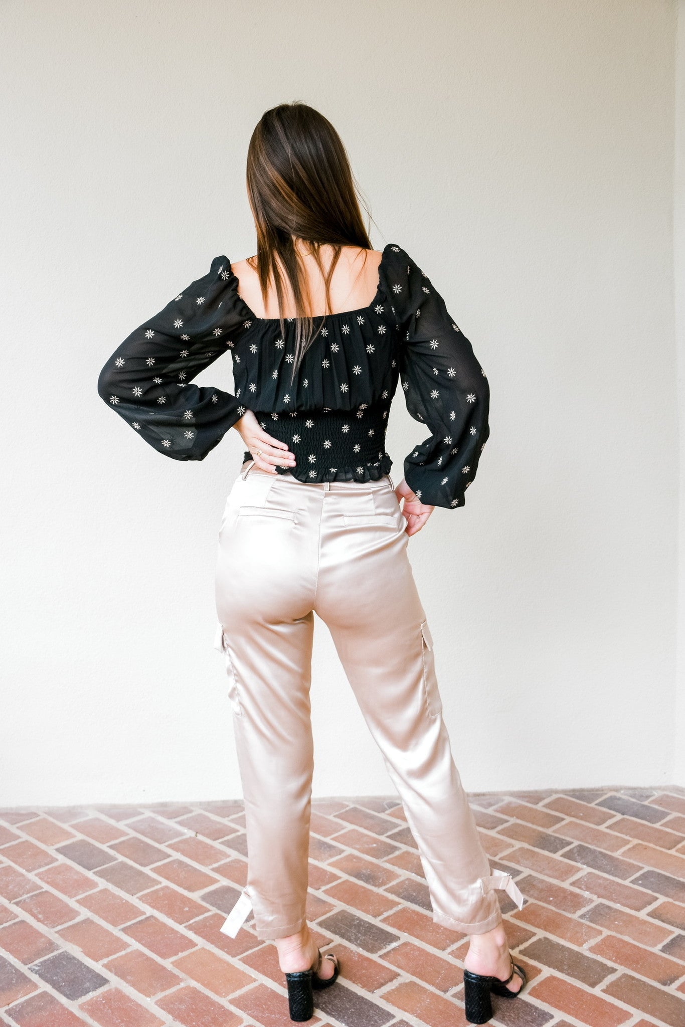 Champagne Buckle Pants