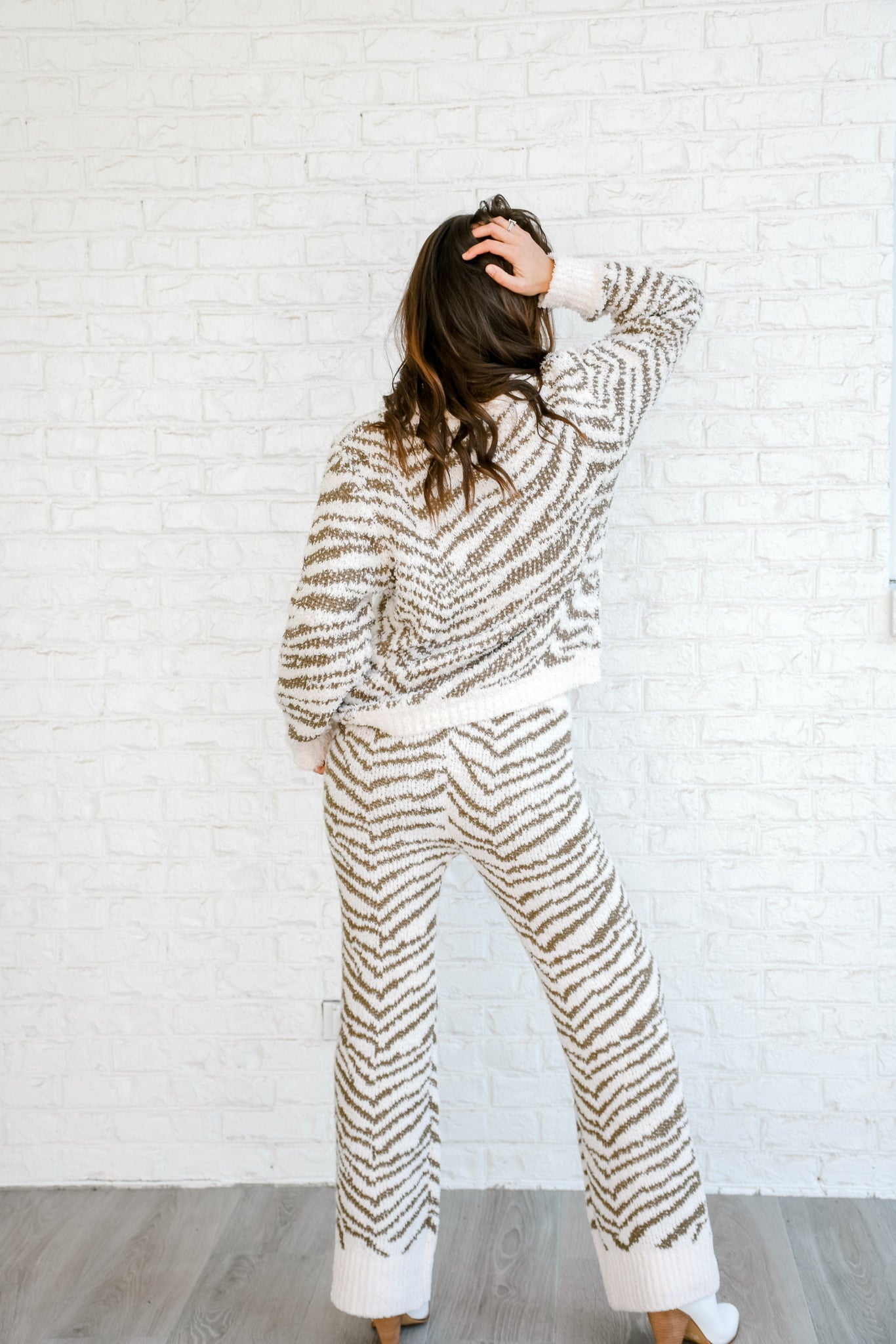 Keep Me Cozy Zebra Pants