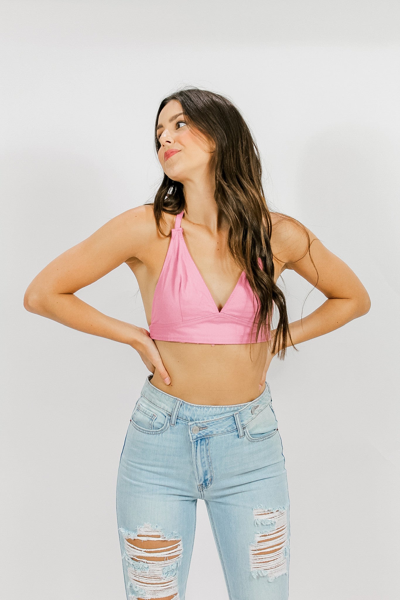 Donna Denim Crop