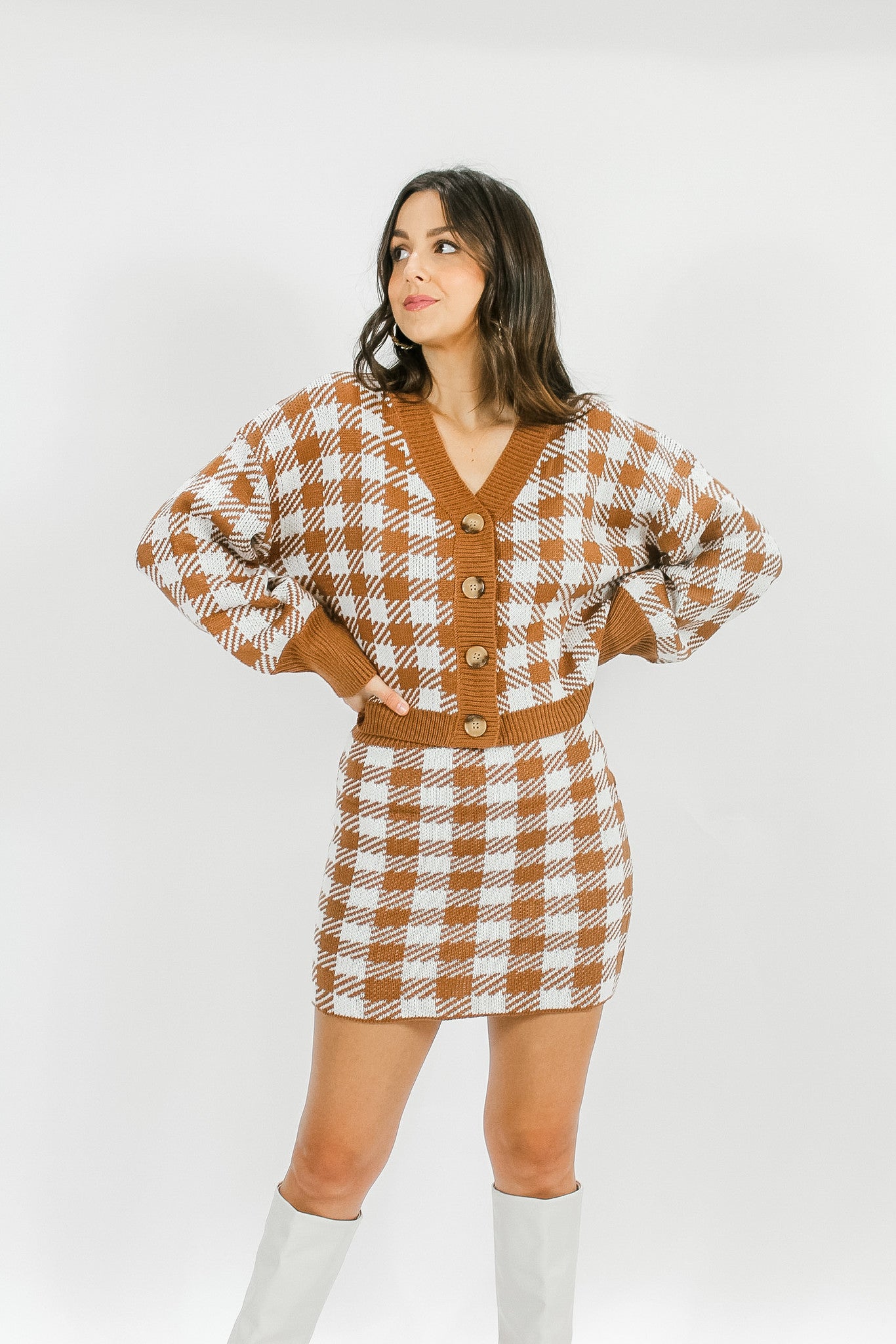 Butterscotch Plaid Set