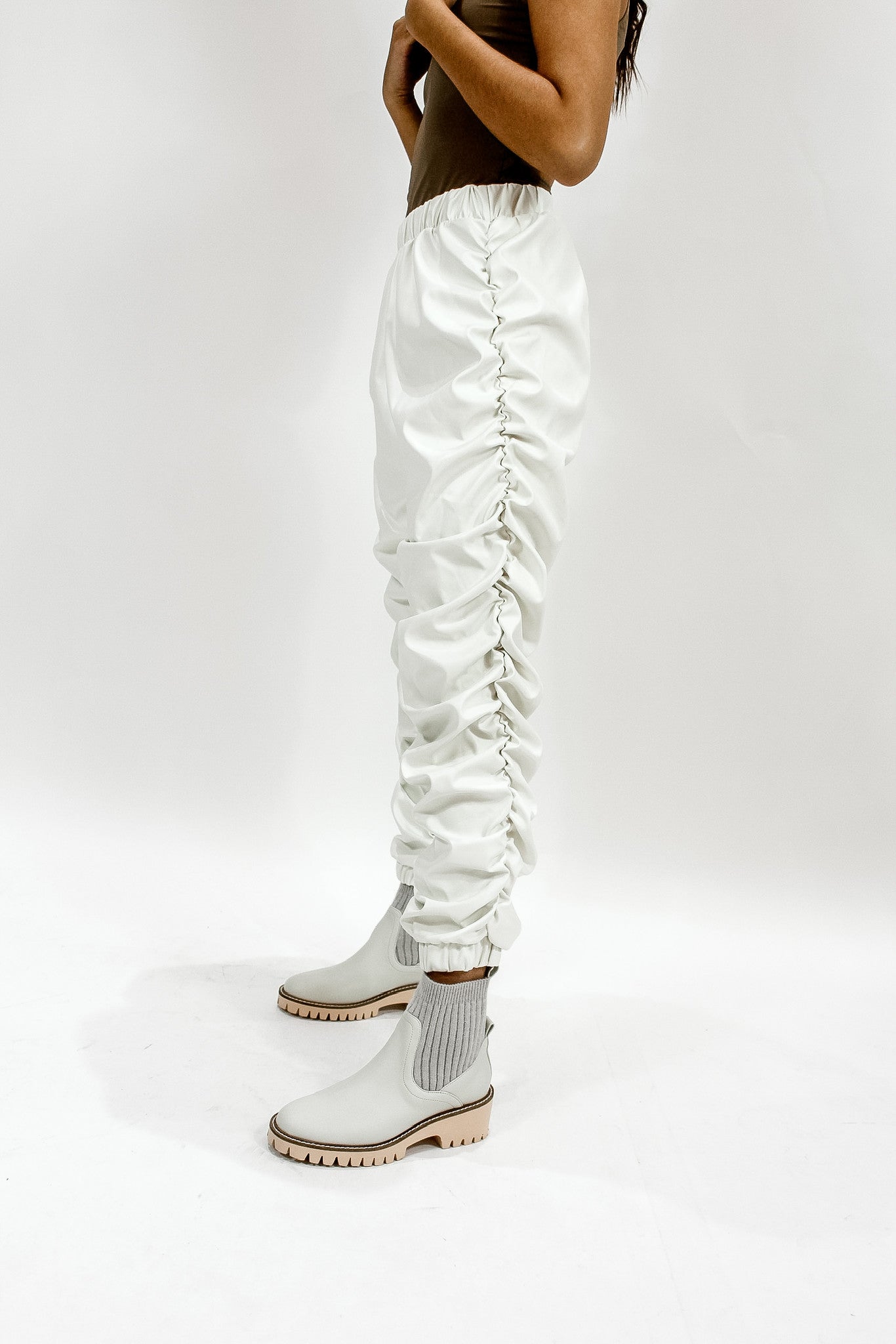 The Groove Leather Joggers