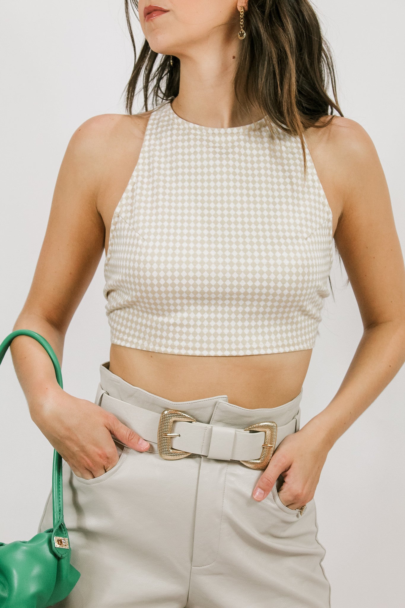 Best Version Checkered Crop