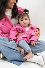 Load image into Gallery viewer, Mommy + Me Candy Pink Shacket
