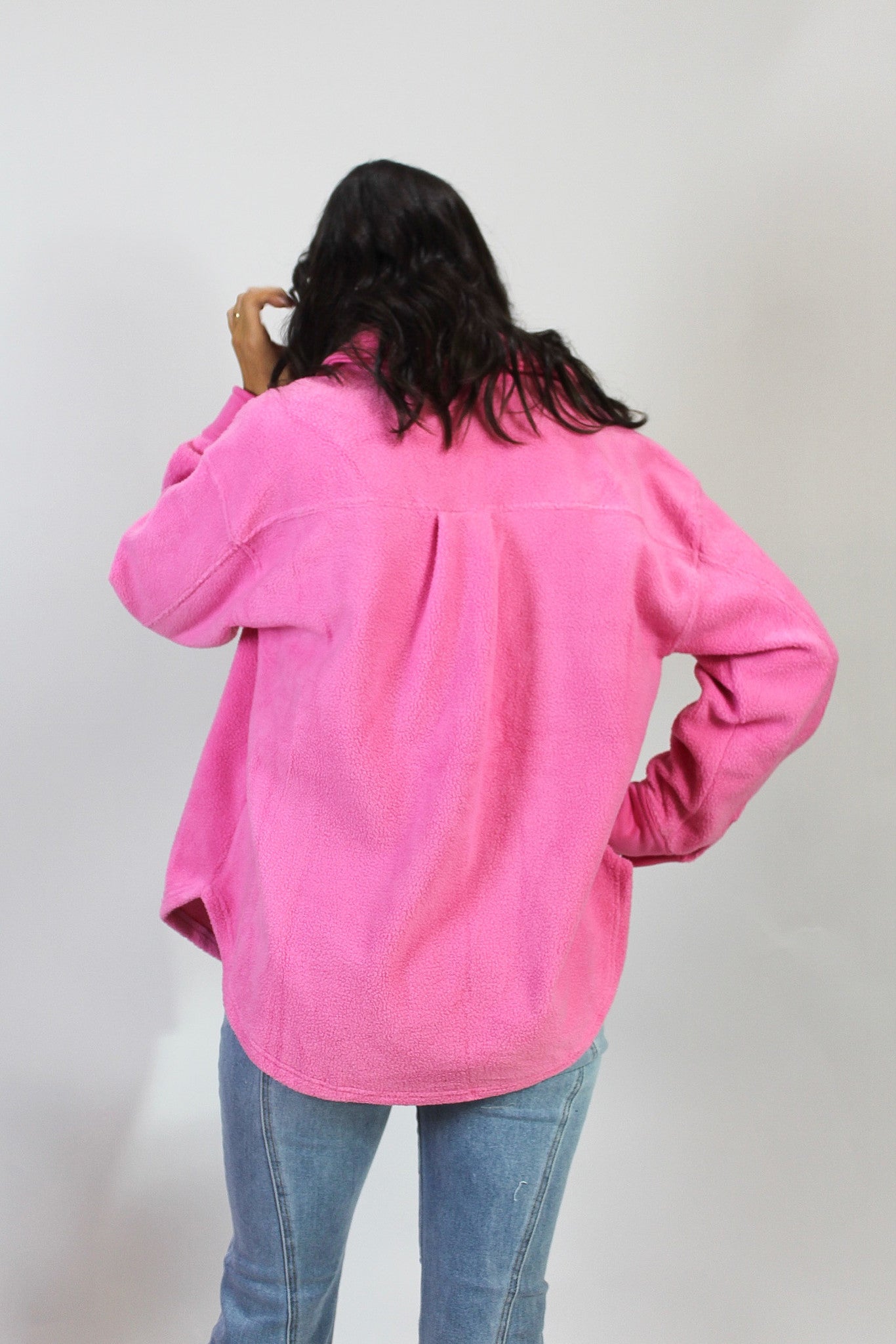 New top Oddy Bubble Gum Babe pink shacket