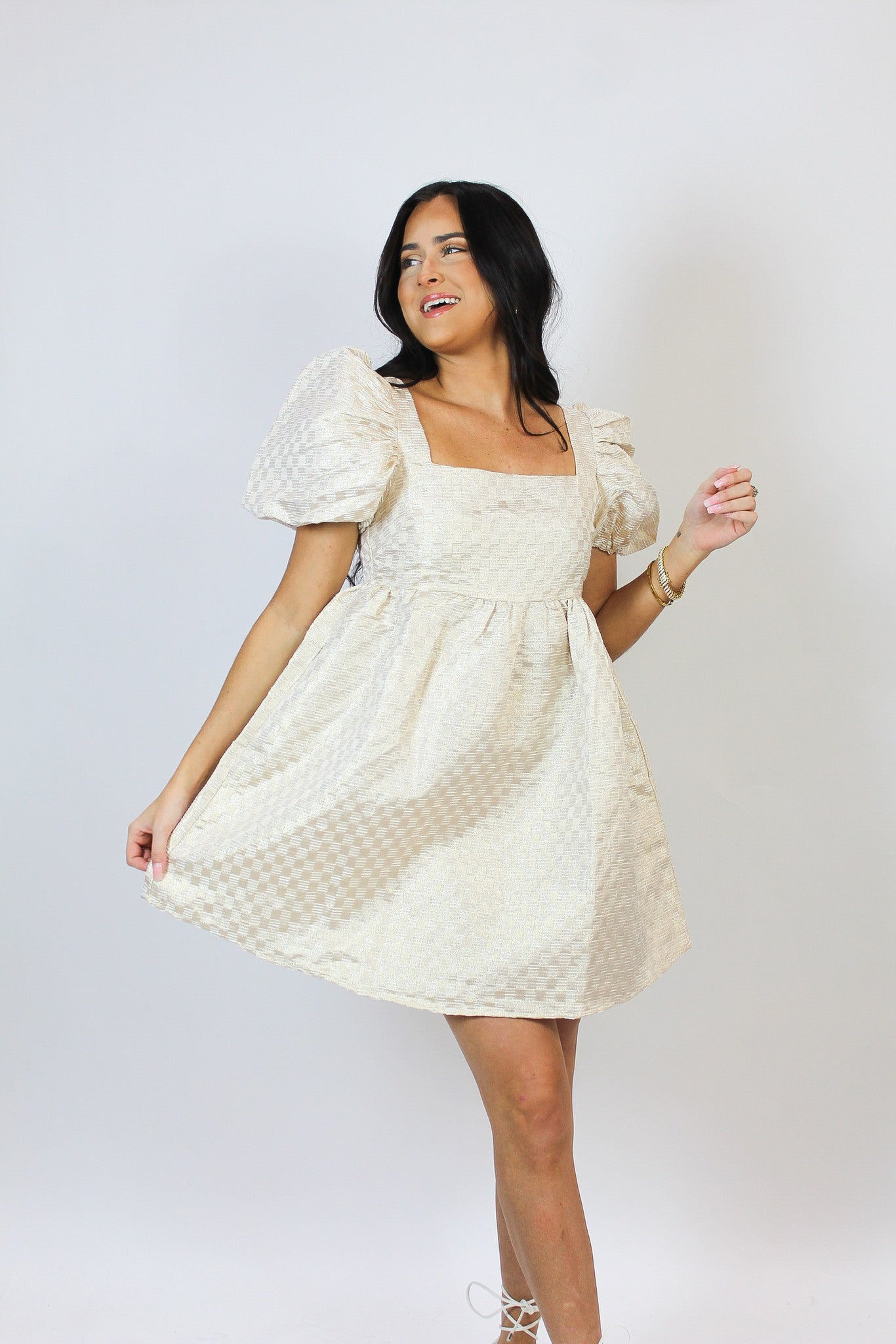 Jingle Bells Babydoll Dress