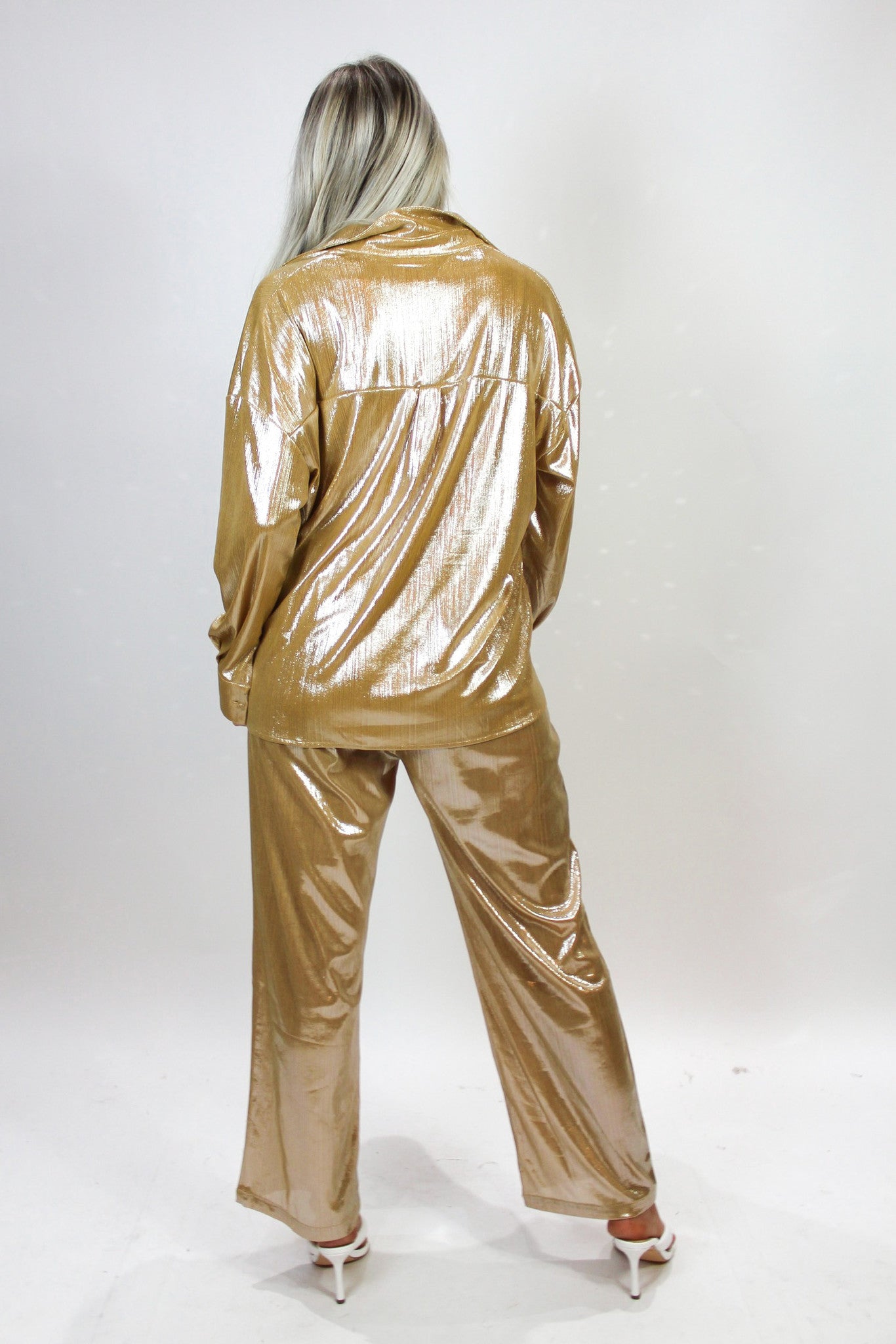 Golden Gala Pant Set