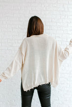 Load image into Gallery viewer, On Edge Distressed Sweater
